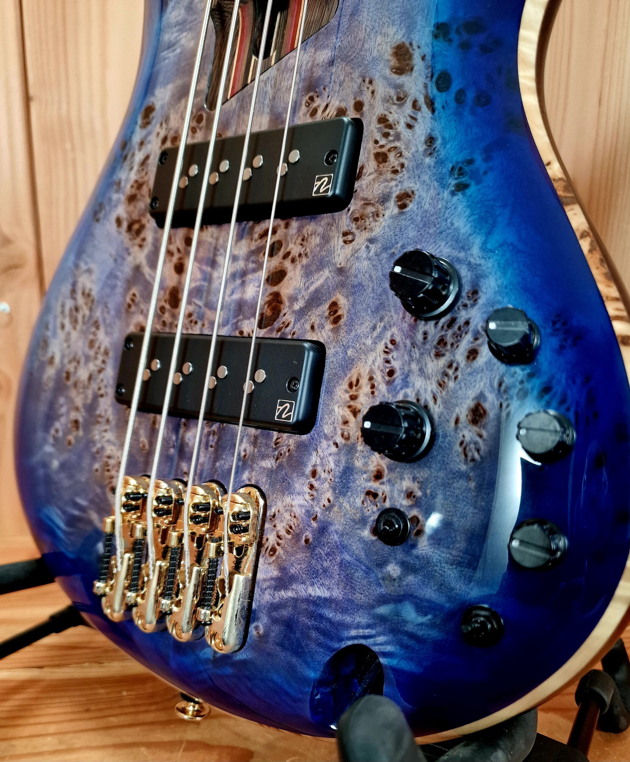 Ibanez SR2600-CBB Premium Bass, 4 Saiter, Cerulean Blue Burst – Bild 17