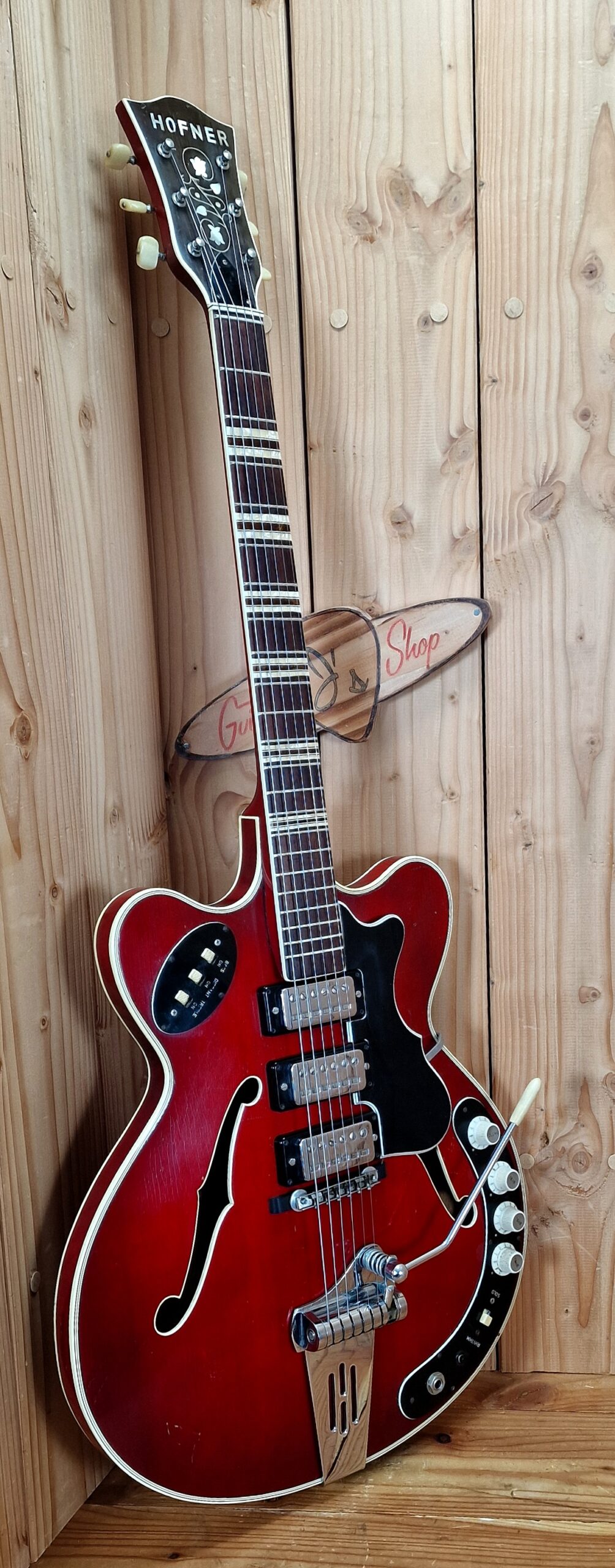 Höfner 4575 Verythin, German Vintage Archtop Bj. ca. 1965 – Bild 4