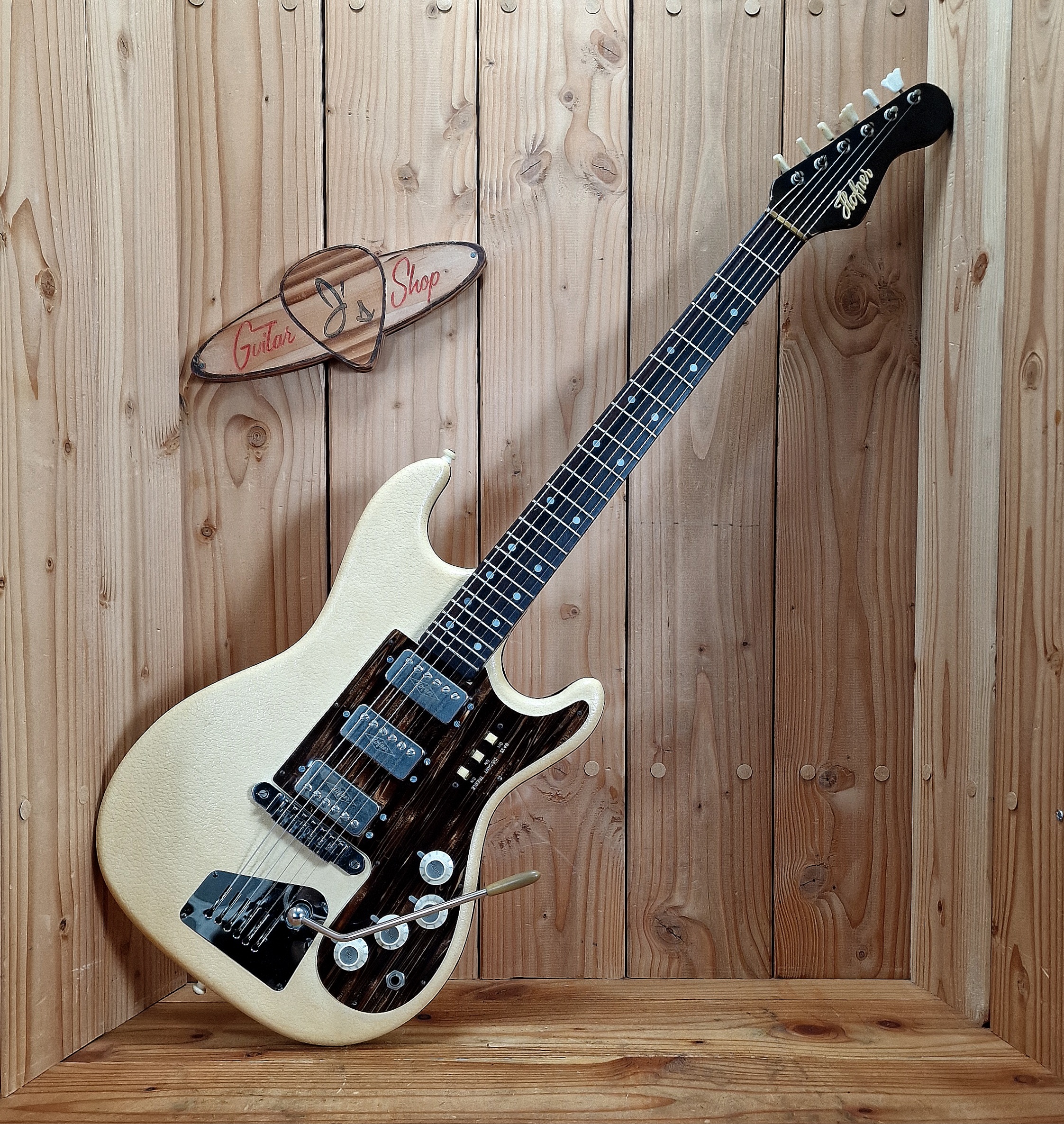 Höfner 173 Solidbody, Vinyl, Bj. 1960´s – Bild 2