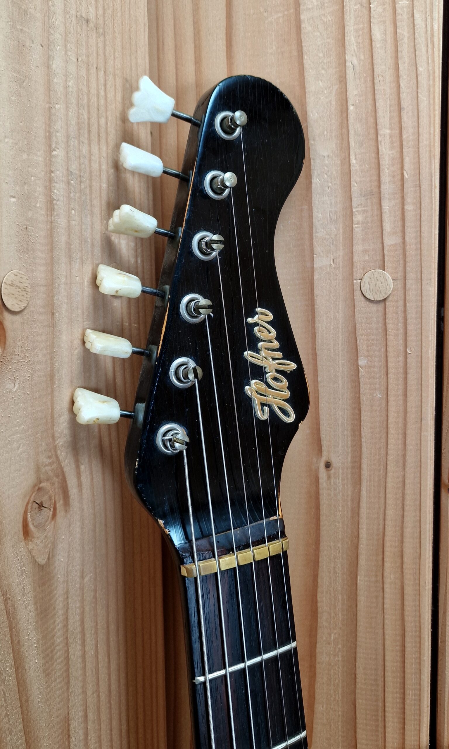 Höfner 173 Solidbody, Vinyl, Bj. 1960´s – Bild 3