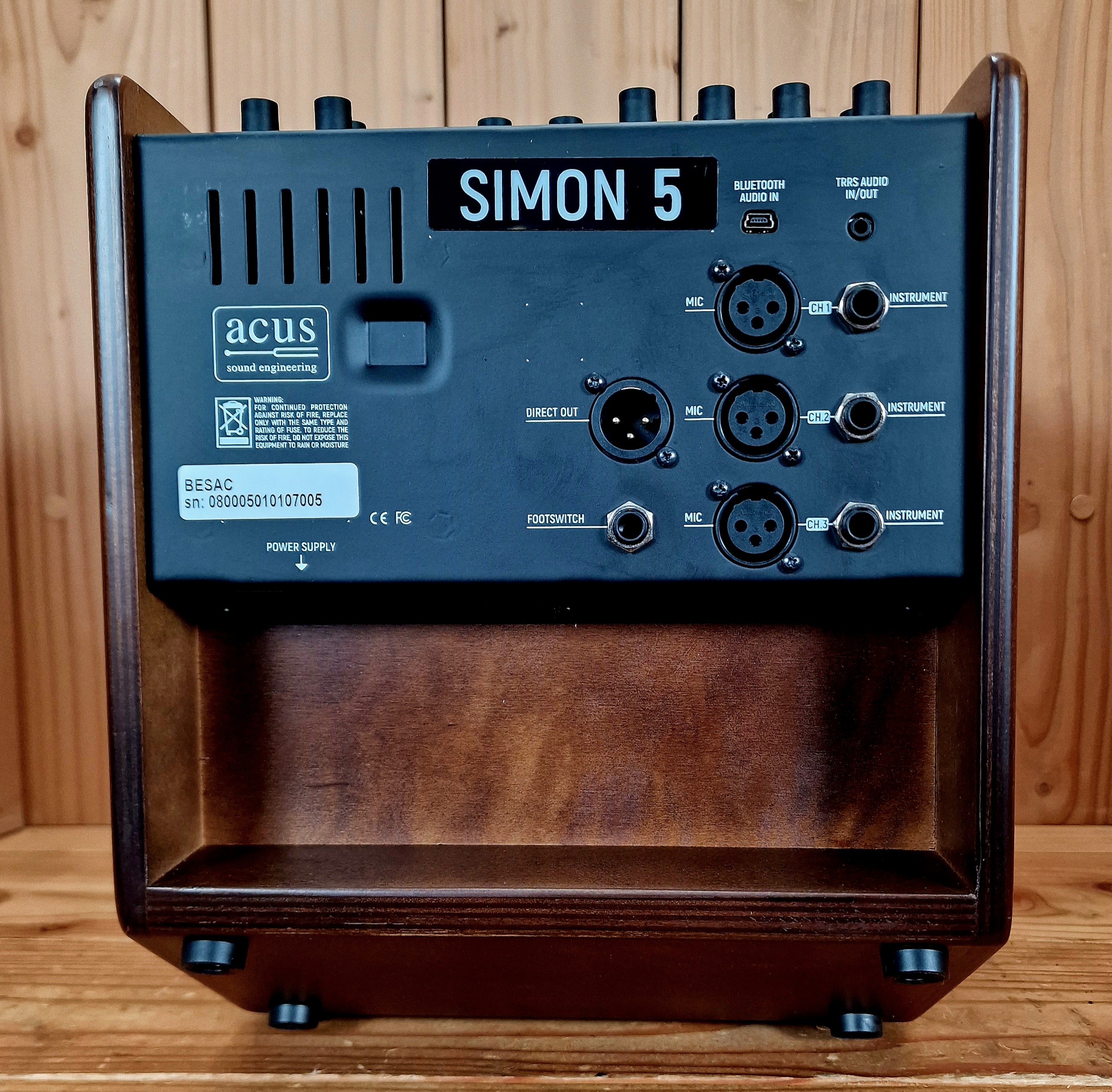 Acus One-5Simon-N Akustikverstärker + Acus Bag – Bild 4