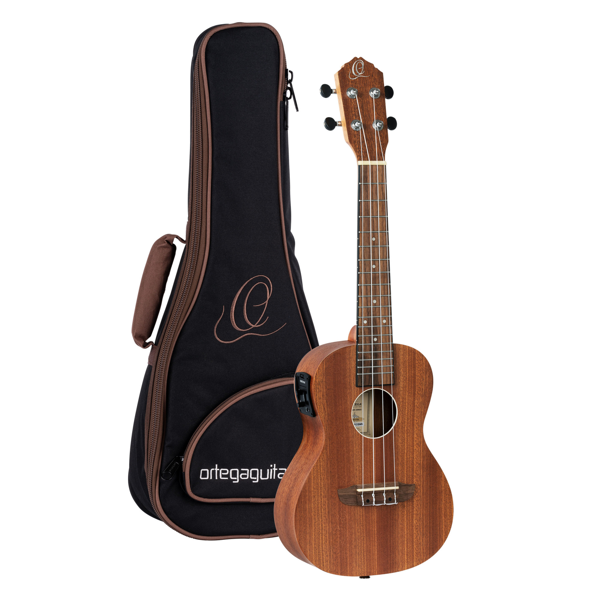 ORTEGA RFU11SE Timber Serie Concert Preamp Ukulele 4 String - Sapele Natural + Bag – Bild 2