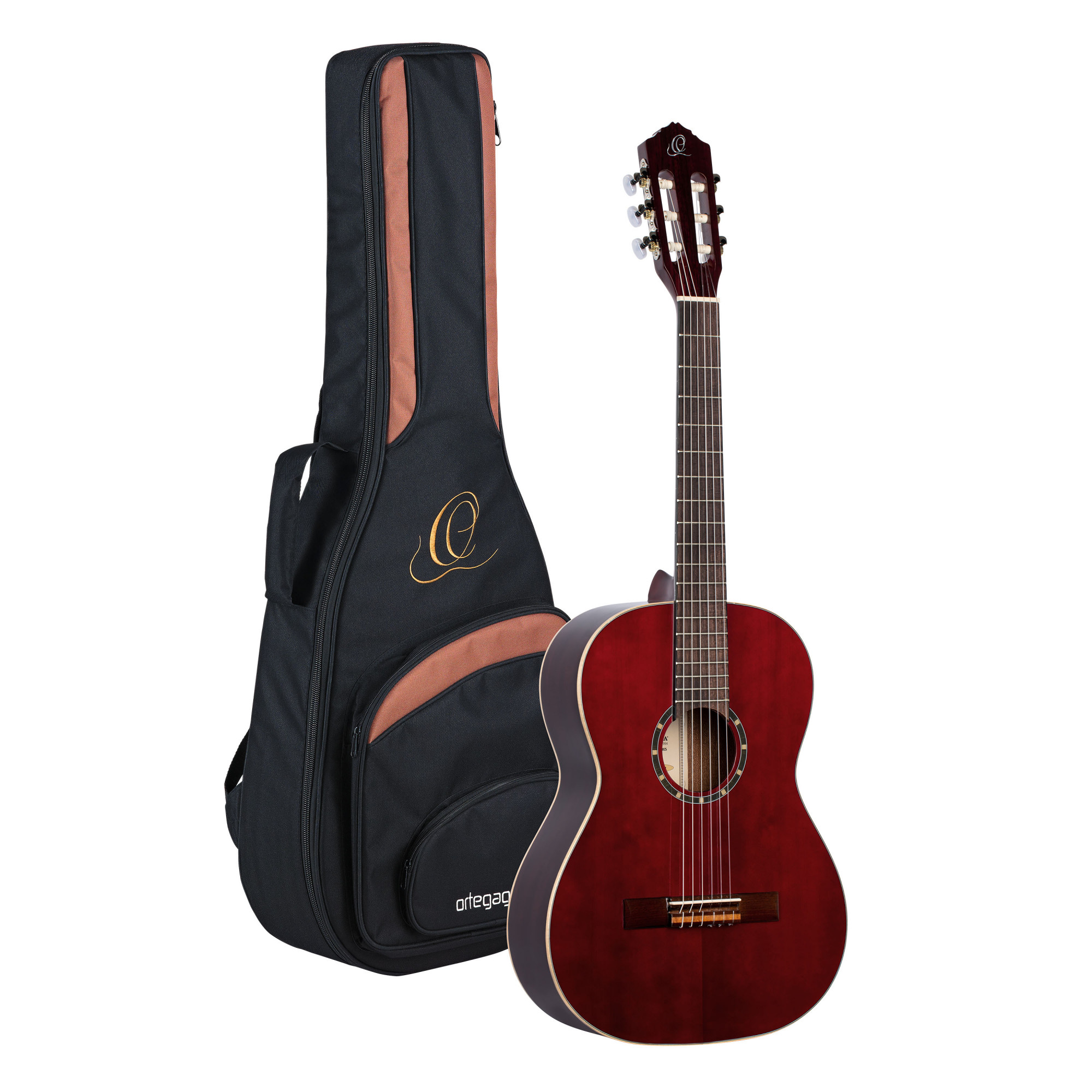 ORTEGA R121-7/8WR Family Series 7/8 Konzertgitarre 6 String - Weinrot + Bag – Bild 6