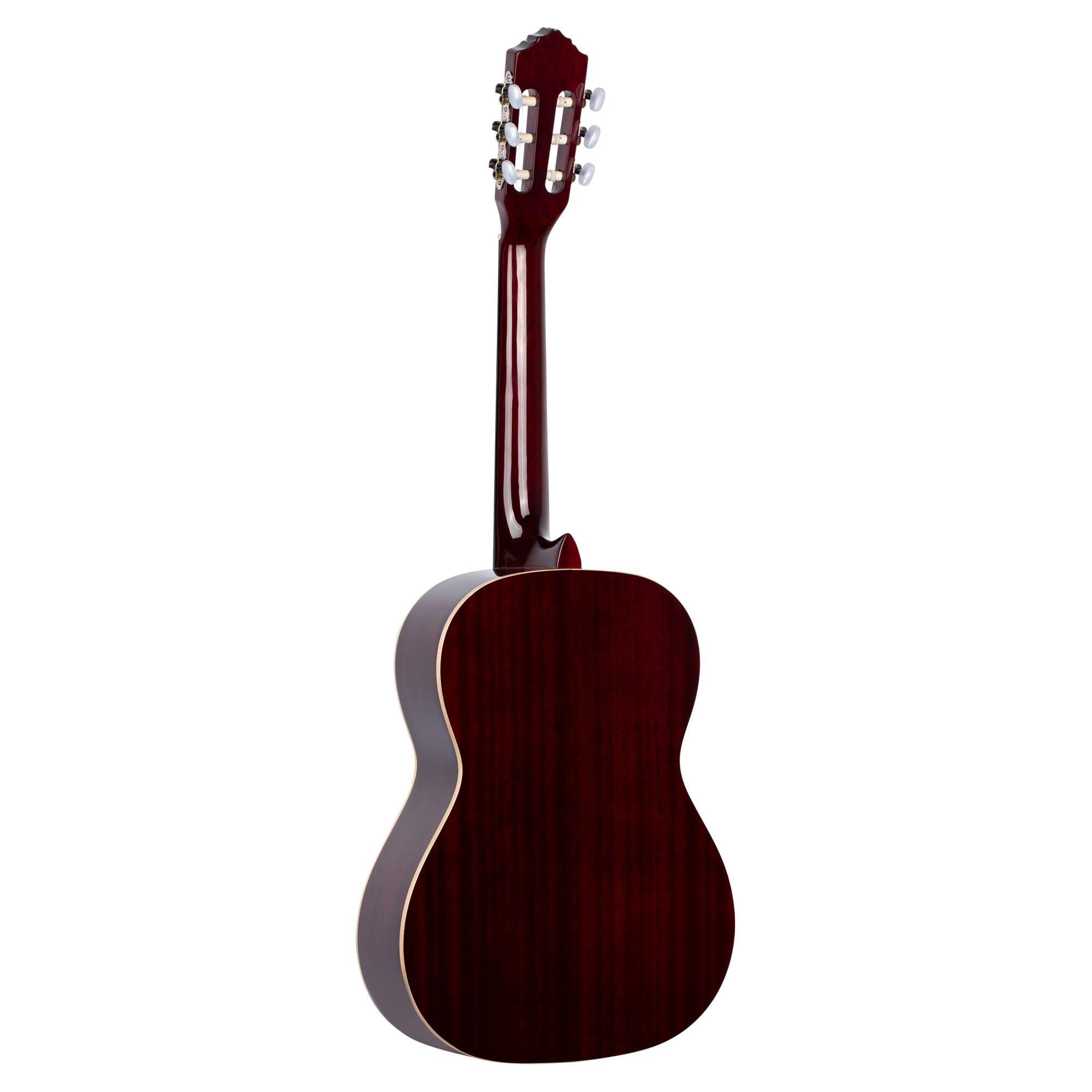 ORTEGA R121-7/8WR Family Series 7/8 Konzertgitarre 6 String - Weinrot + Bag – Bild 4