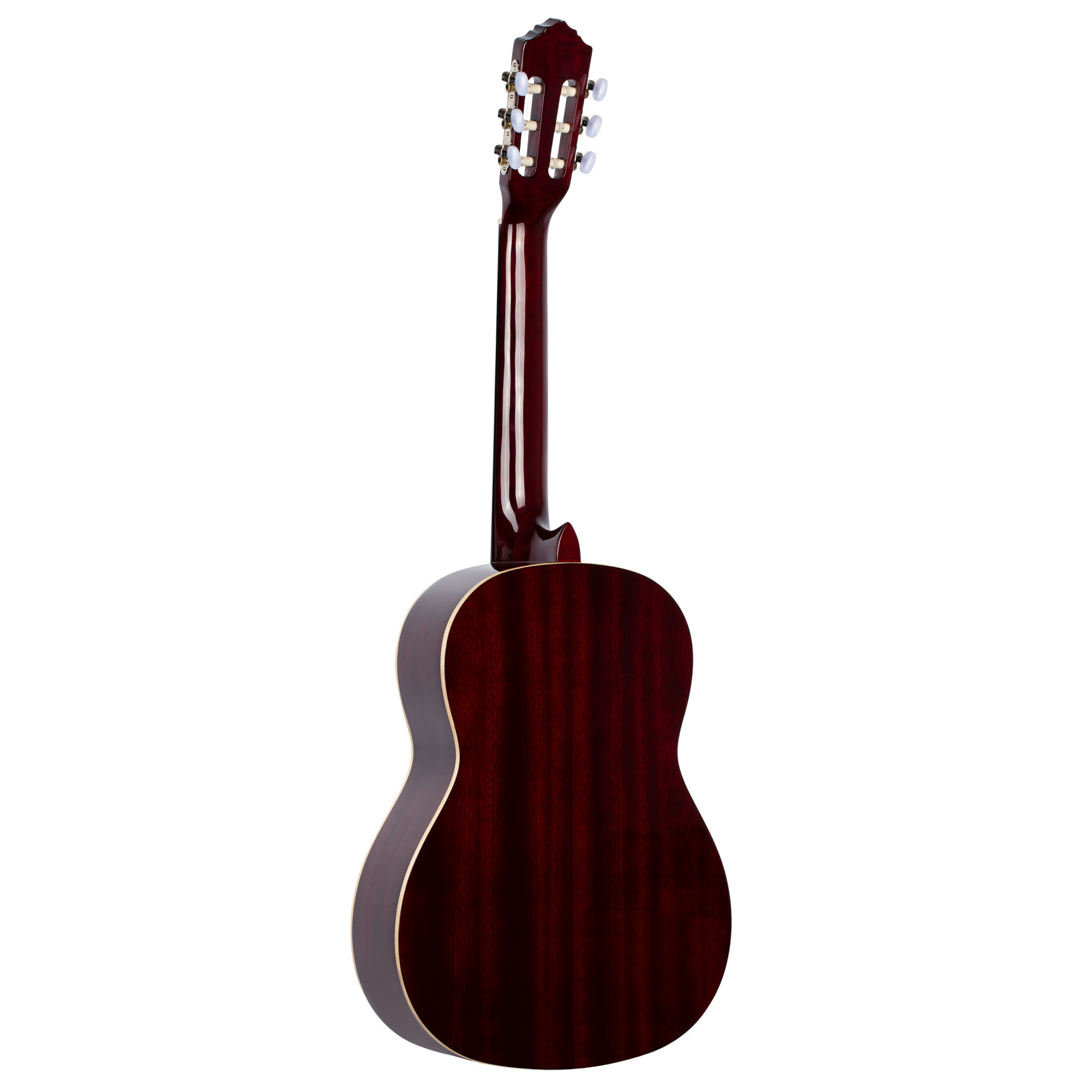 ORTEGA R121-WR Family Series 4/4 Konzertgitarre 6 String - Weinrot + Bag – Bild 2