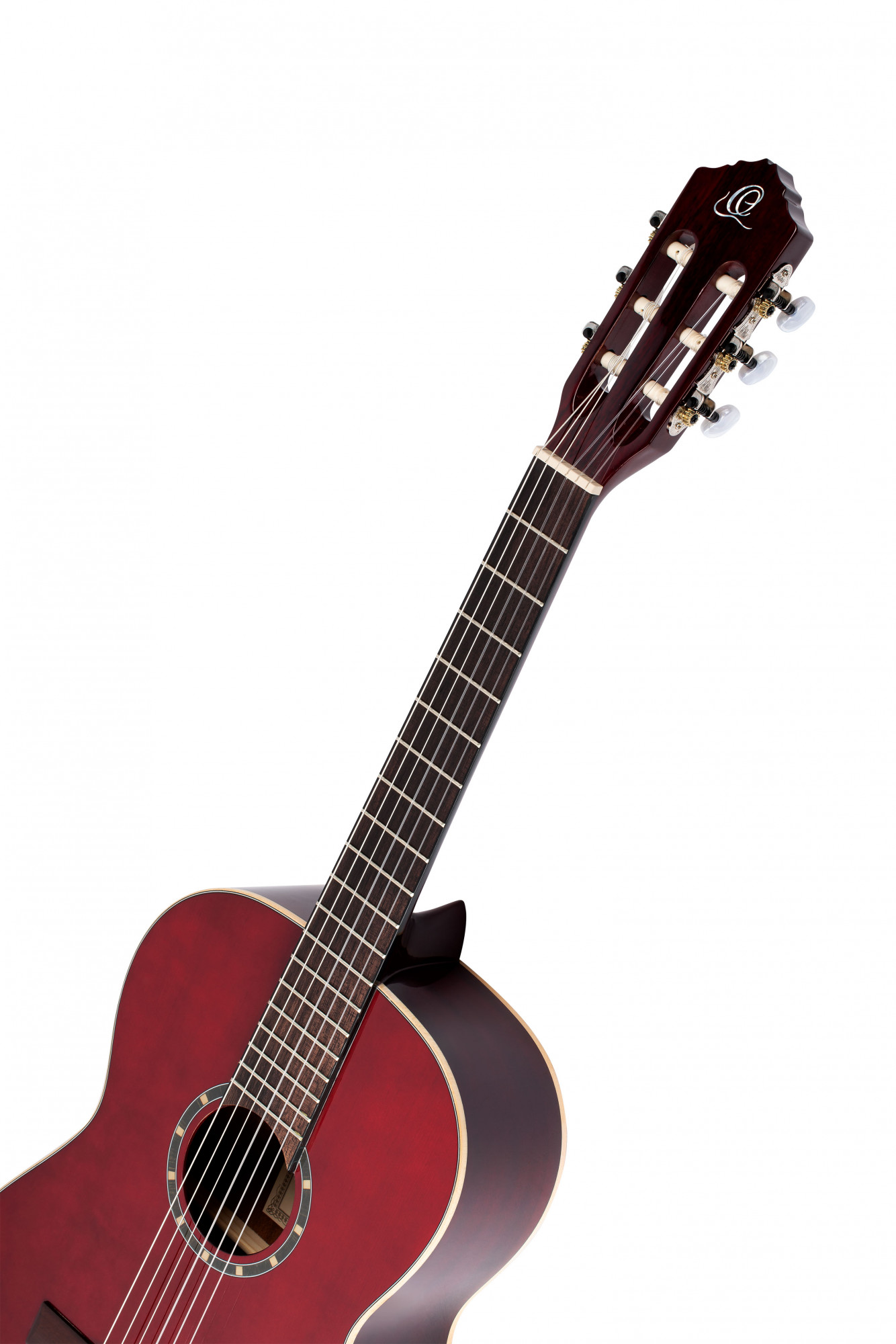 ORTEGA R121-7/8WR Family Series 7/8 Konzertgitarre 6 String - Weinrot + Bag – Bild 7