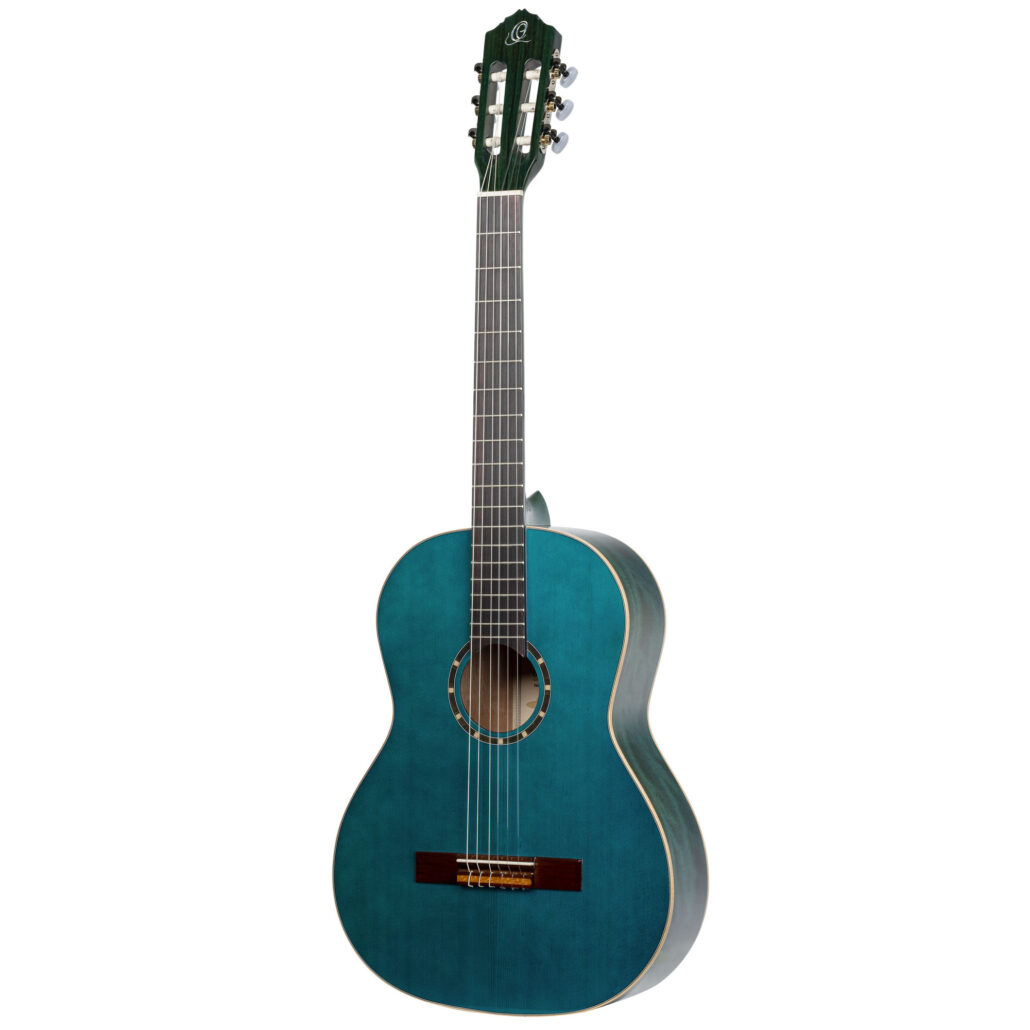 ORTEGA R121-SNOC Family Series 4/4 Slim Neck Konzertgitarre 6 String - Ocean Blue + Bag