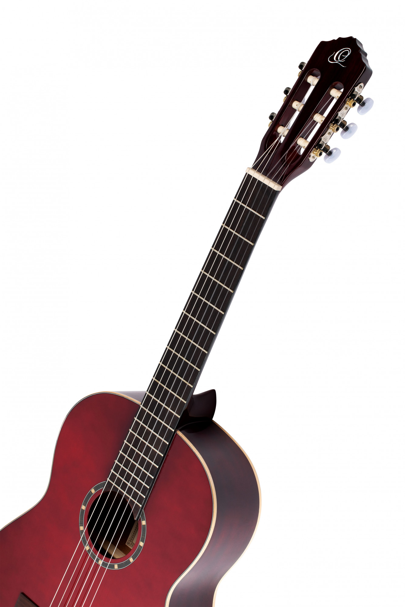 ORTEGA R121-WR Family Series 4/4 Konzertgitarre 6 String - Weinrot + Bag – Bild 8
