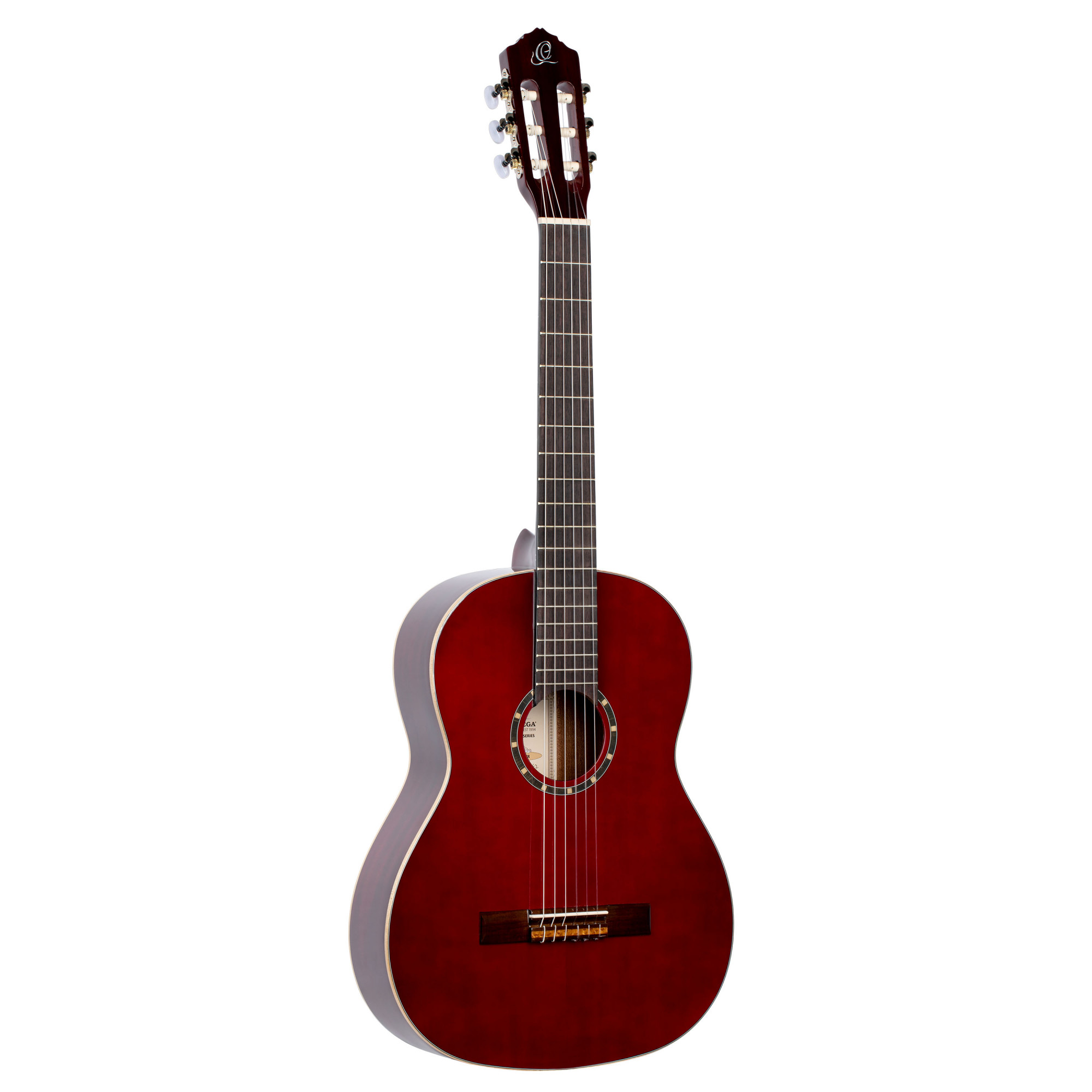 ORTEGA R121-WR Family Series 4/4 Konzertgitarre 6 String - Weinrot + Bag – Bild 9