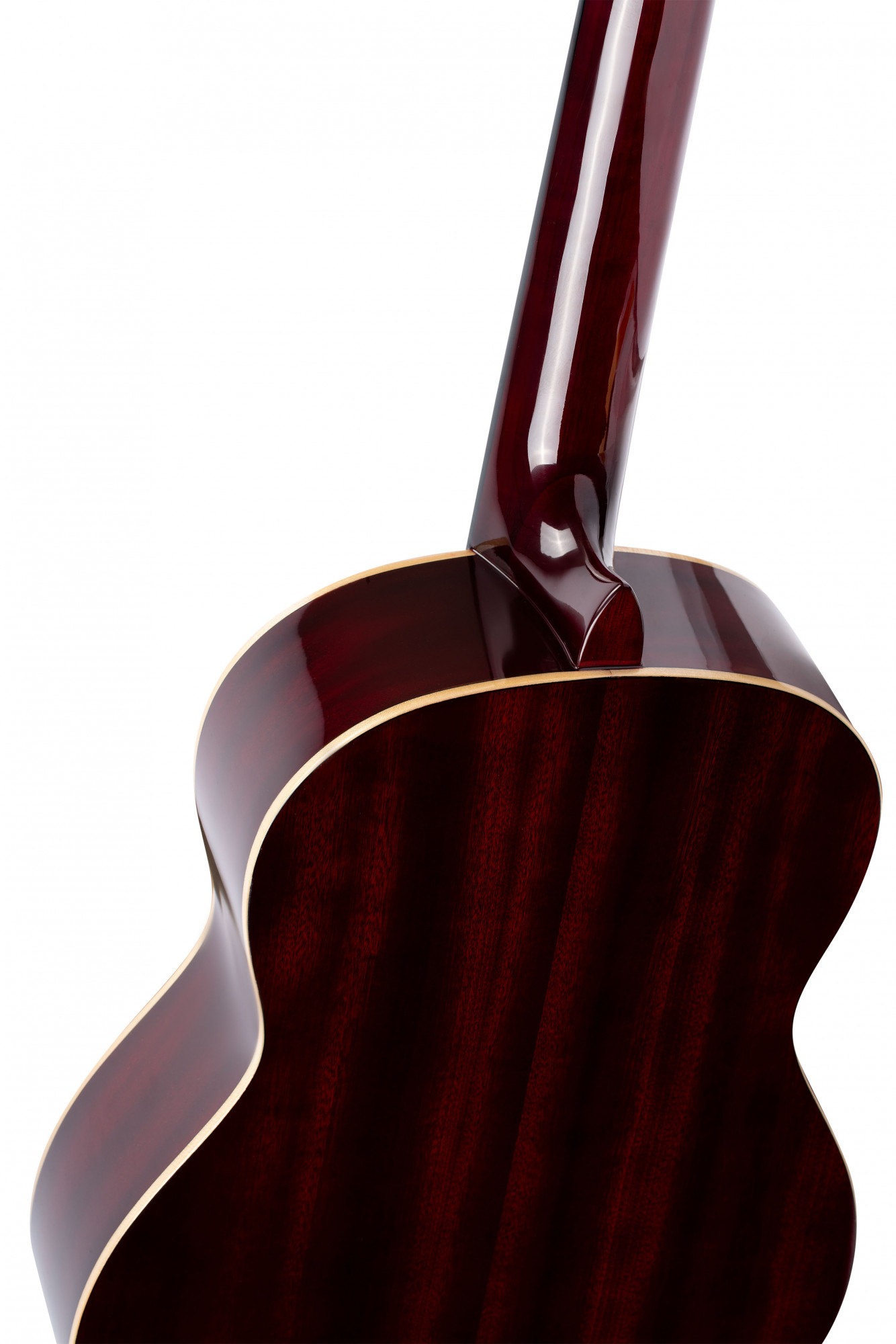 ORTEGA R121-WR Family Series 4/4 Konzertgitarre 6 String - Weinrot + Bag – Bild 3