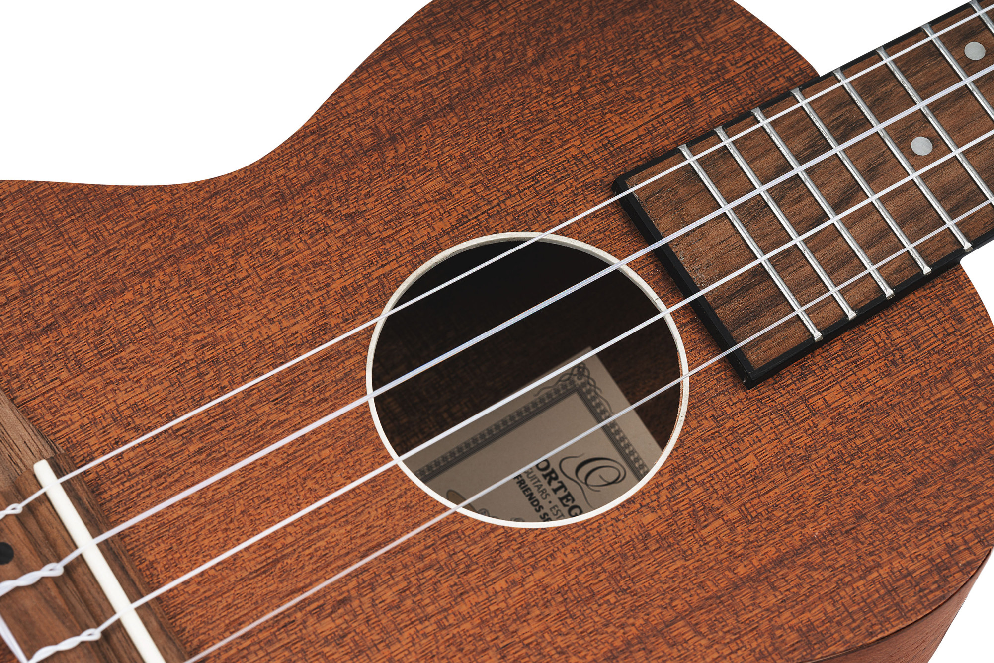 ORTEGA RFU11S Timber Serie Concert Ukulele 4 String - Sapele Natural + Bag – Bild 2