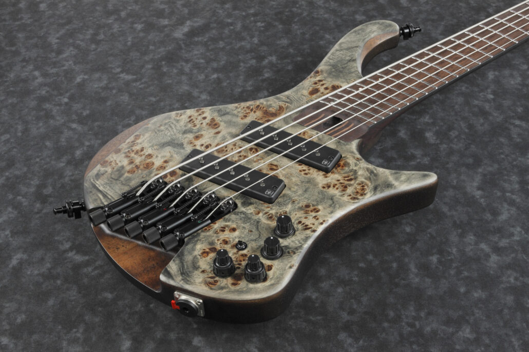 Ibanez EHB1505MS-BIF IBANEZ  5-String Multi Scale Bass Black Ice Flat