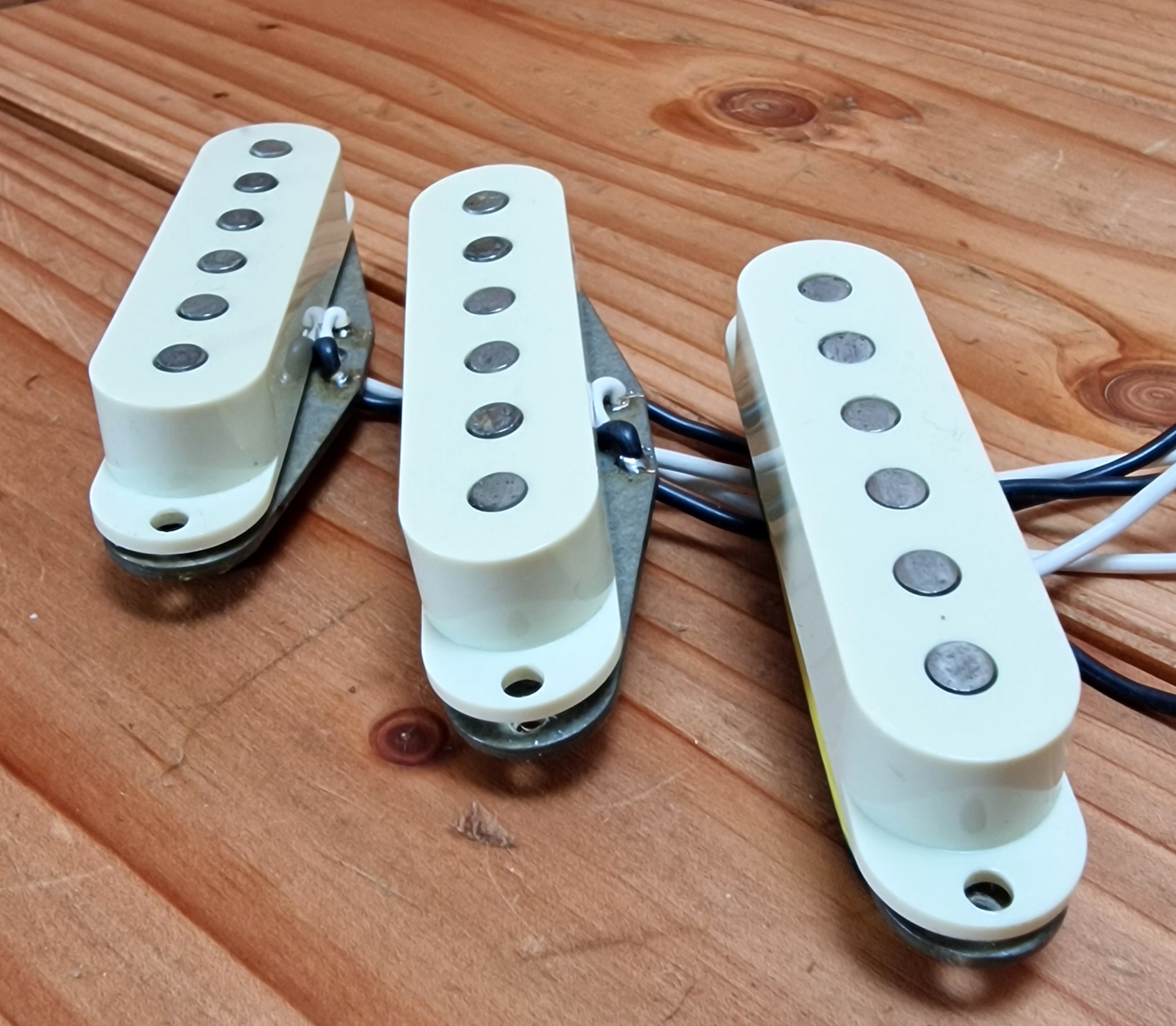 David Barfuss Pickups, Noisefree Custom S-Style Set, Singlecoils, Bj. 2002 – Bild 5