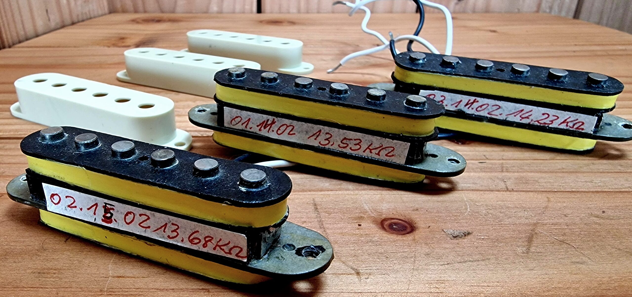 David Barfuss Pickups, Noisefree Custom S-Style Set, Singlecoils, Bj. 2002 – Bild 6