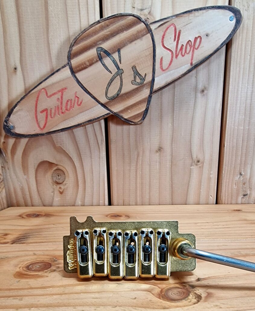 Original 80´s- 90´s Wilkinson VS100N Tremolo, USA PAT. PEND. in Gold mit Locking Funktion #2