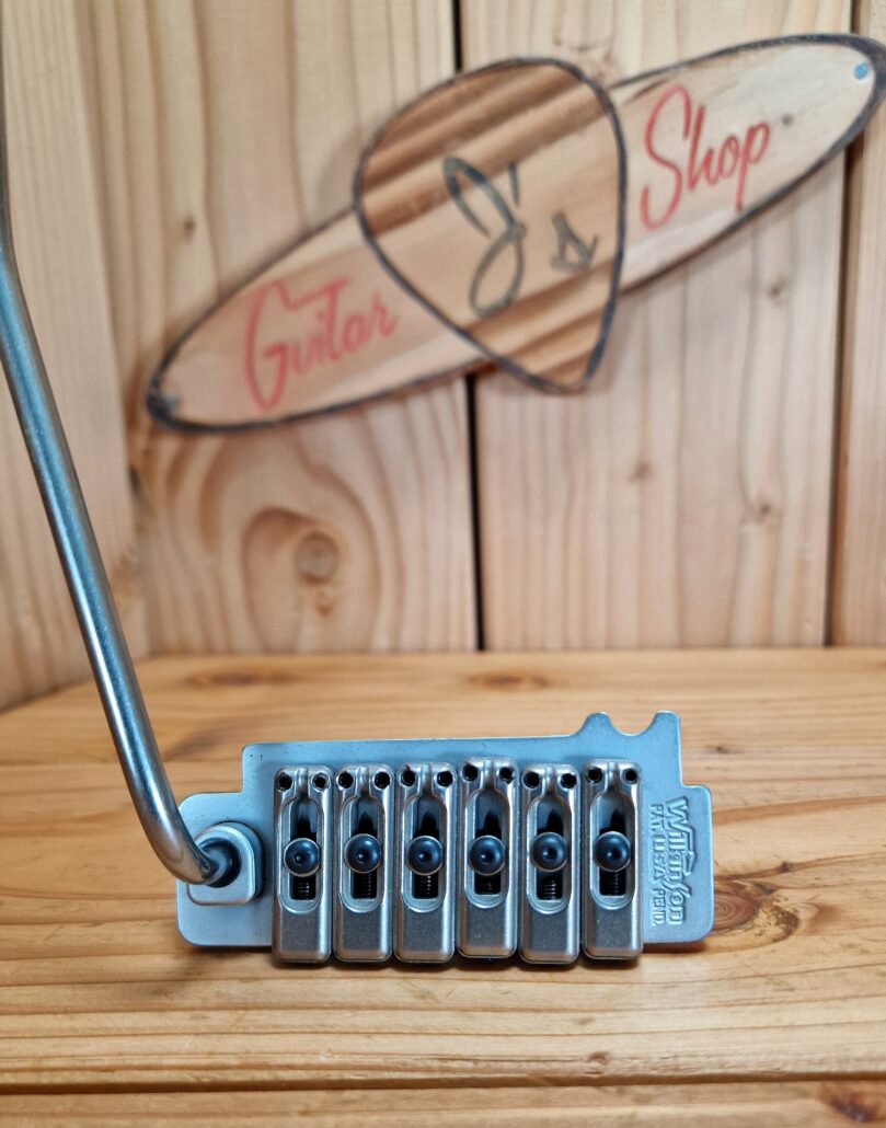 Original 80´s- 90´s Wilkinson VS100N LEFTHAND Tremolo, USA PAT. PEND. in Satin Silber #9