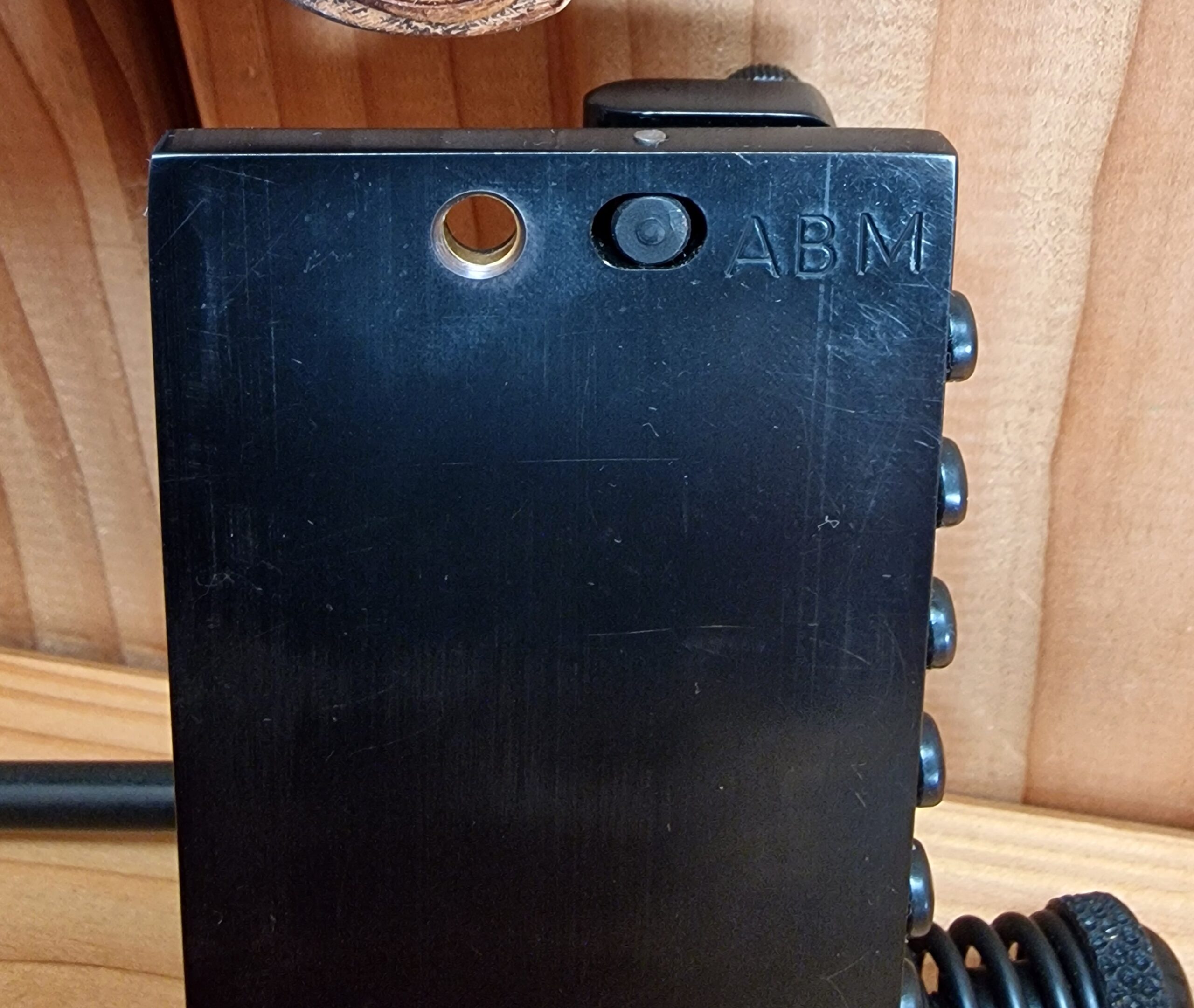 ABM T-Style Rollerbridge Feinstimmer Tremolo Schwarz 1980´s, Messing – Bild 9