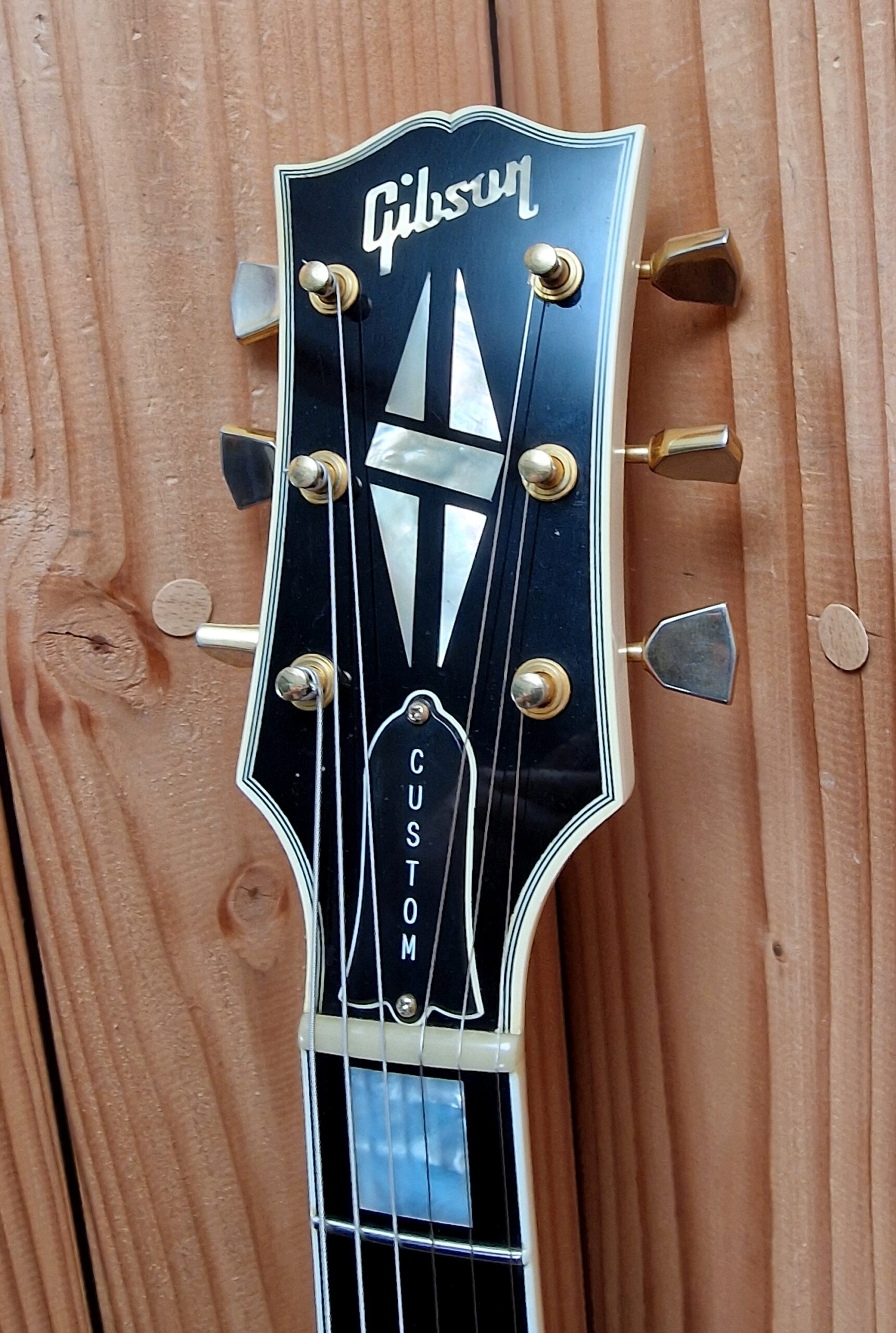 Gibson Custom Shop `67 Les Paul SG Custom 2008 Reissue Polaris White Jimi Hendrix Specs, aged – Bild 3