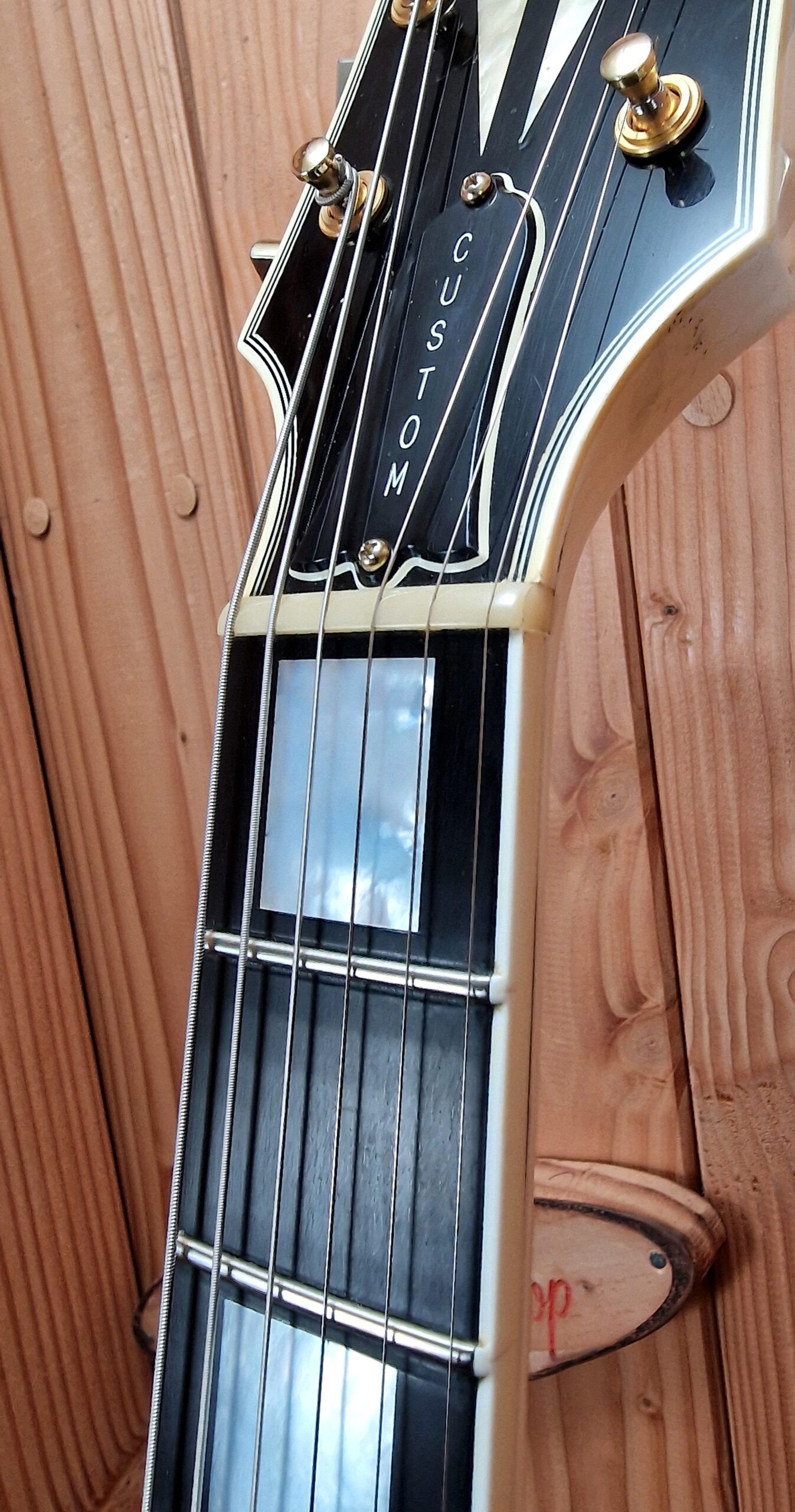 Gibson Custom Shop `67 Les Paul SG Custom 2008 Reissue Polaris White Jimi Hendrix Specs, aged – Bild 5