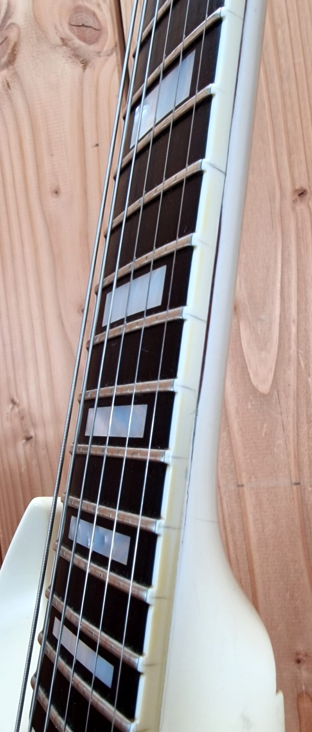 Gibson Custom Shop `67 Les Paul SG Custom 2008 Reissue Polaris White Jimi Hendrix Specs, aged – Bild 14