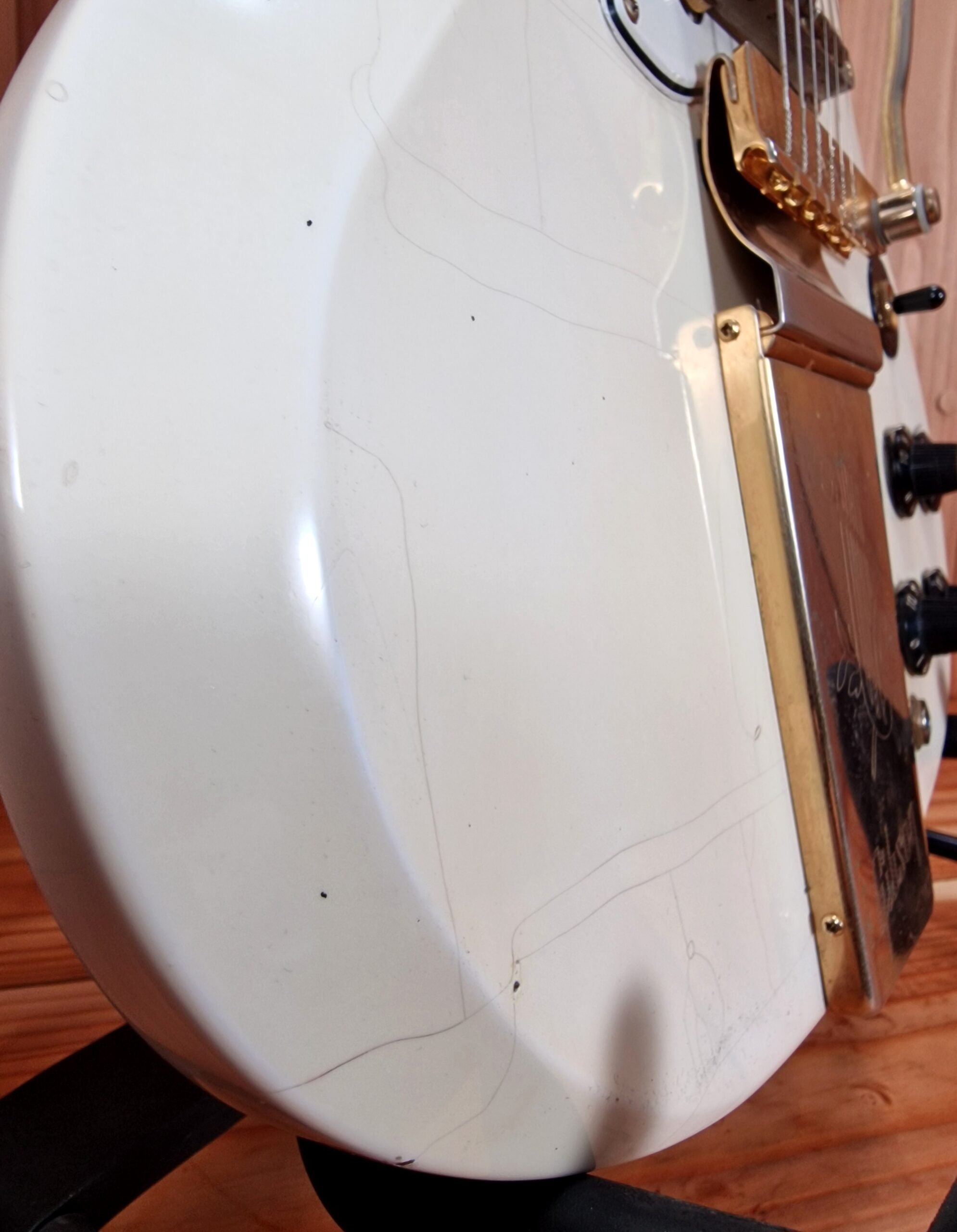 Gibson Custom Shop `67 Les Paul SG Custom 2008 Reissue Polaris White Jimi Hendrix Specs, aged – Bild 28