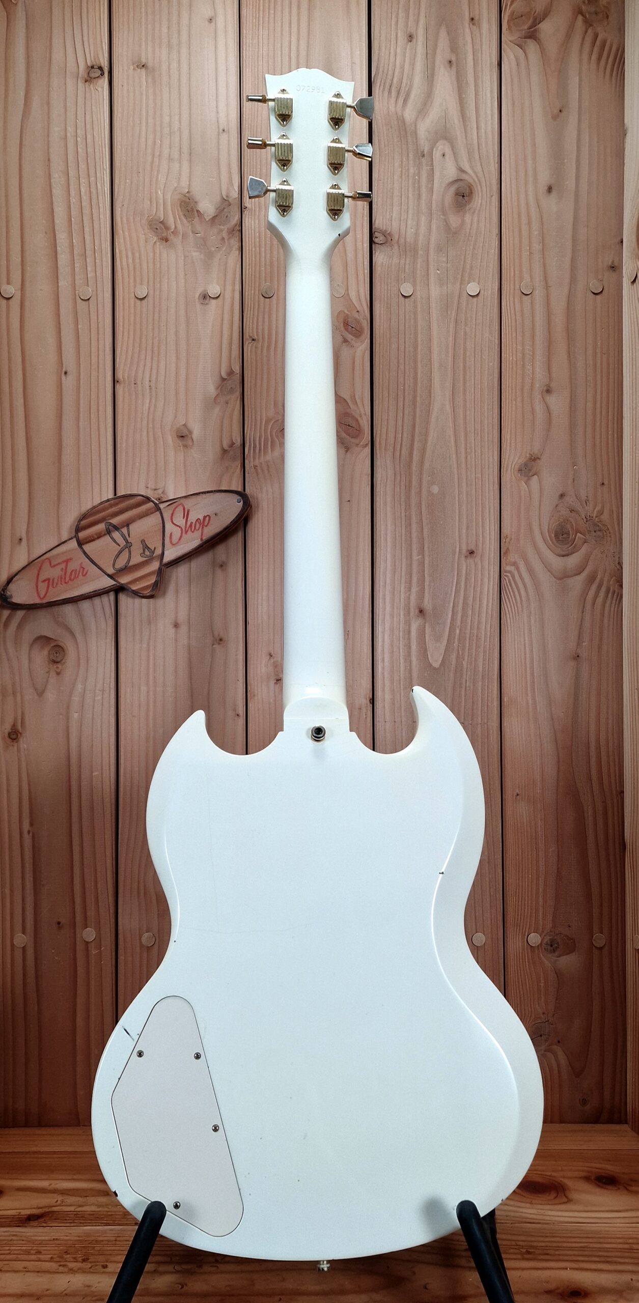 Gibson Custom Shop `67 Les Paul SG Custom 2008 Reissue Polaris White Jimi Hendrix Specs, aged – Bild 29