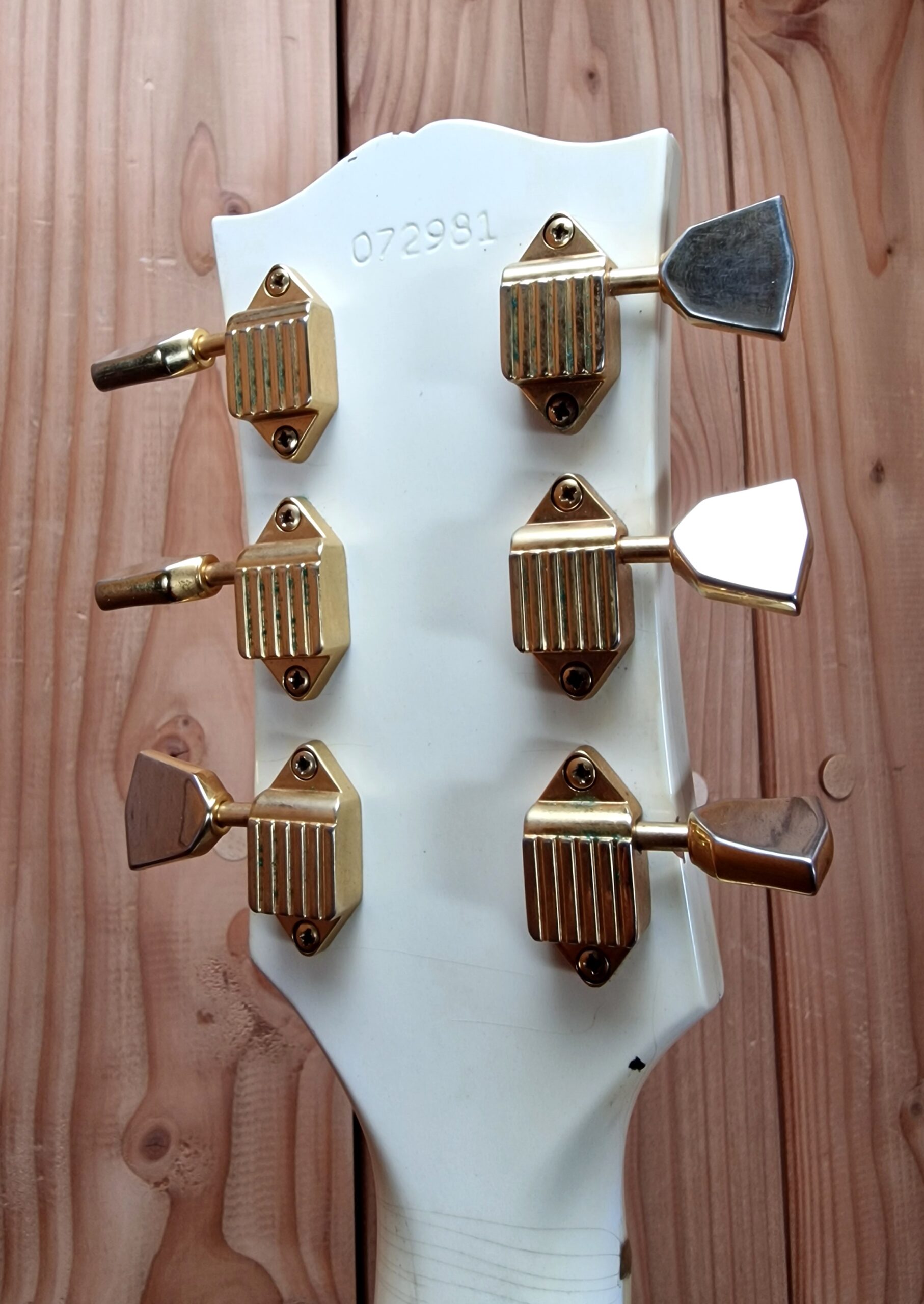 Gibson Custom Shop `67 Les Paul SG Custom 2008 Reissue Polaris White Jimi Hendrix Specs, aged – Bild 36
