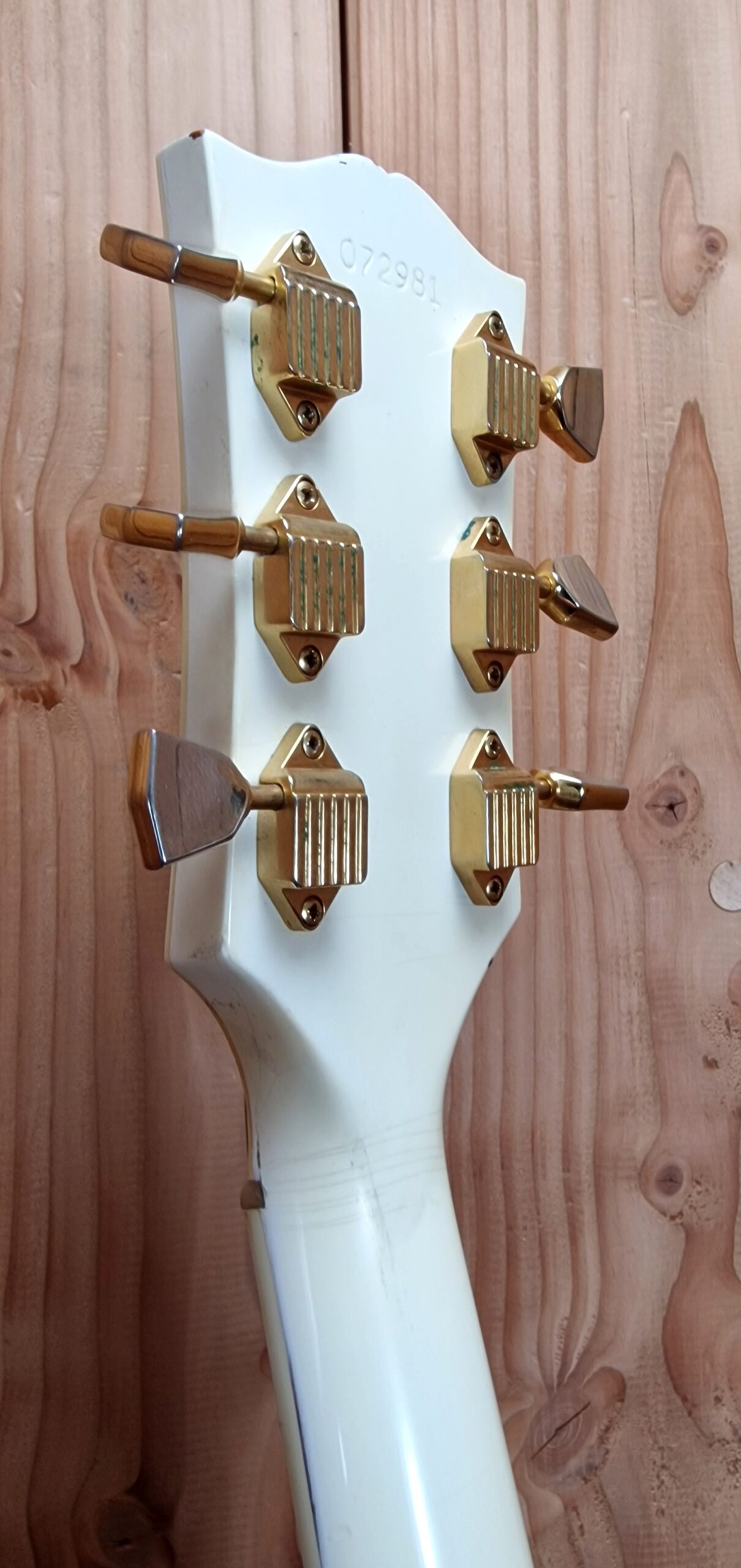 Gibson Custom Shop `67 Les Paul SG Custom 2008 Reissue Polaris White Jimi Hendrix Specs, aged – Bild 38